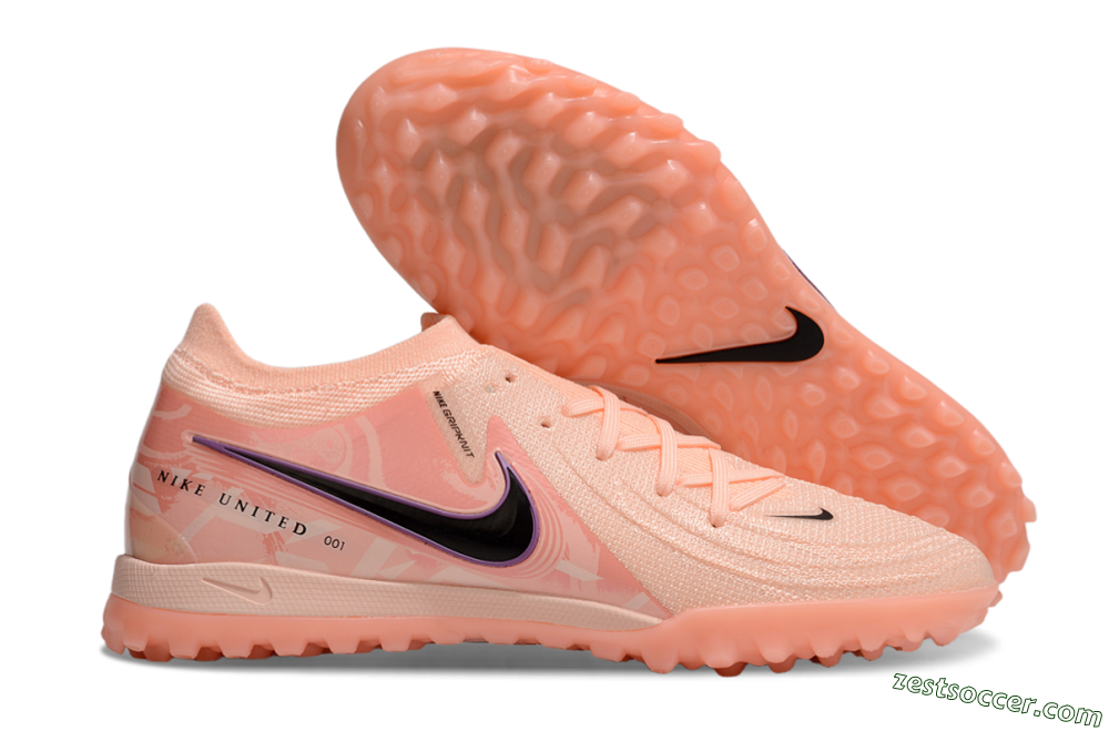 Nike Phantom GX 2 Elite TF Low-Tops Soccer Shoes - Pink/Black/Purple 0