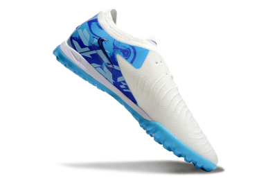 Nike Phantom GX 2 Elite TF Low-Tops Soccer Shoes - Beige/Blue/White
