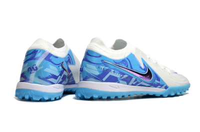 Nike Phantom GX 2 Elite TF Low-Tops Soccer Shoes - Beige/Blue/White