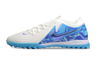 Nike Phantom GX 2 Elite TF Low-Tops Soccer Shoes - Beige/Blue/White