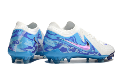 Nike Phantom Luna Elite FG Low-Tops Soccer Cleats - Beige/Blue/White