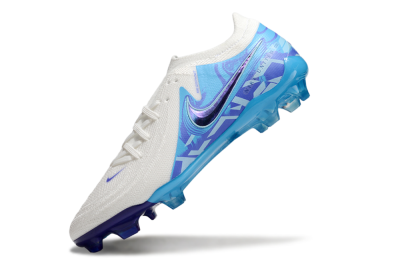 Nike Phantom Luna Elite FG Low-Tops Soccer Cleats - Beige/Blue/White