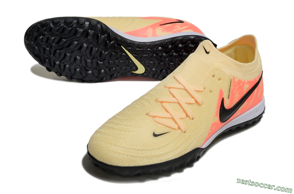 Nike Phantom GX 2 Elite TF Low-Tops Soccer Shoes - Yellow/Black/Red 3