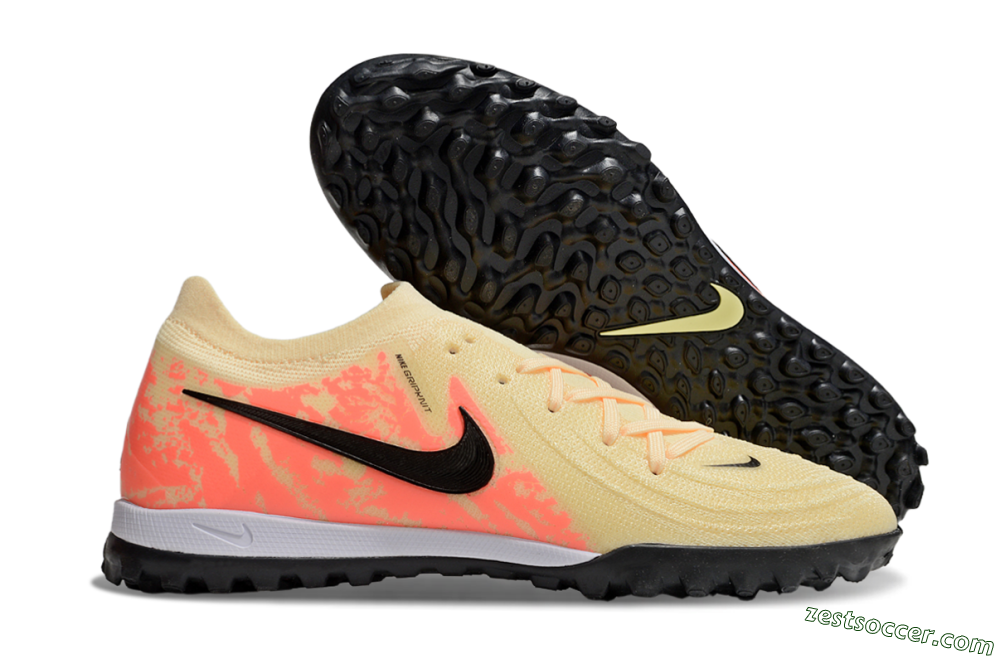 Nike Phantom GX 2 Elite TF Low-Tops Soccer Shoes - Yellow/Black/Red 0