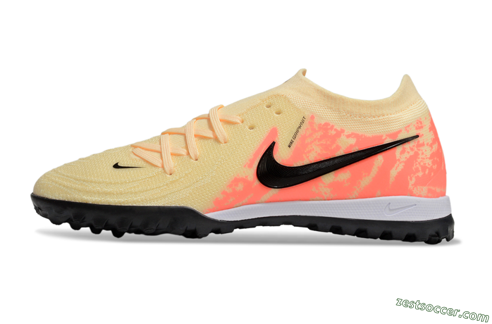Nike Phantom GX 2 Elite TF Low-Tops Soccer Shoes - Yellow/Black/Red 2