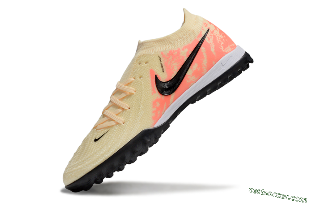 Nike Phantom GX 2 Elite TF Low-Tops Soccer Shoes - Yellow/Black/Red 5