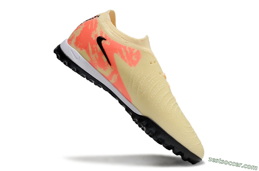 Nike Phantom GX 2 Elite TF Low-Tops Soccer Shoes - Yellow/Black/Red 4
