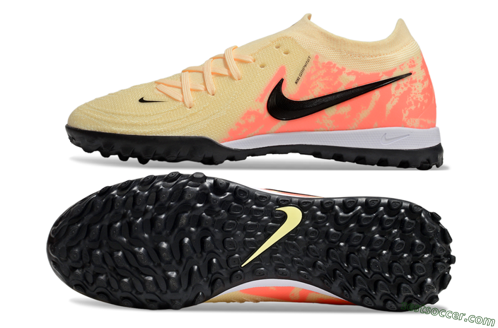 Nike Phantom GX 2 Elite TF Low-Tops Soccer Shoes - Yellow/Black/Red 1
