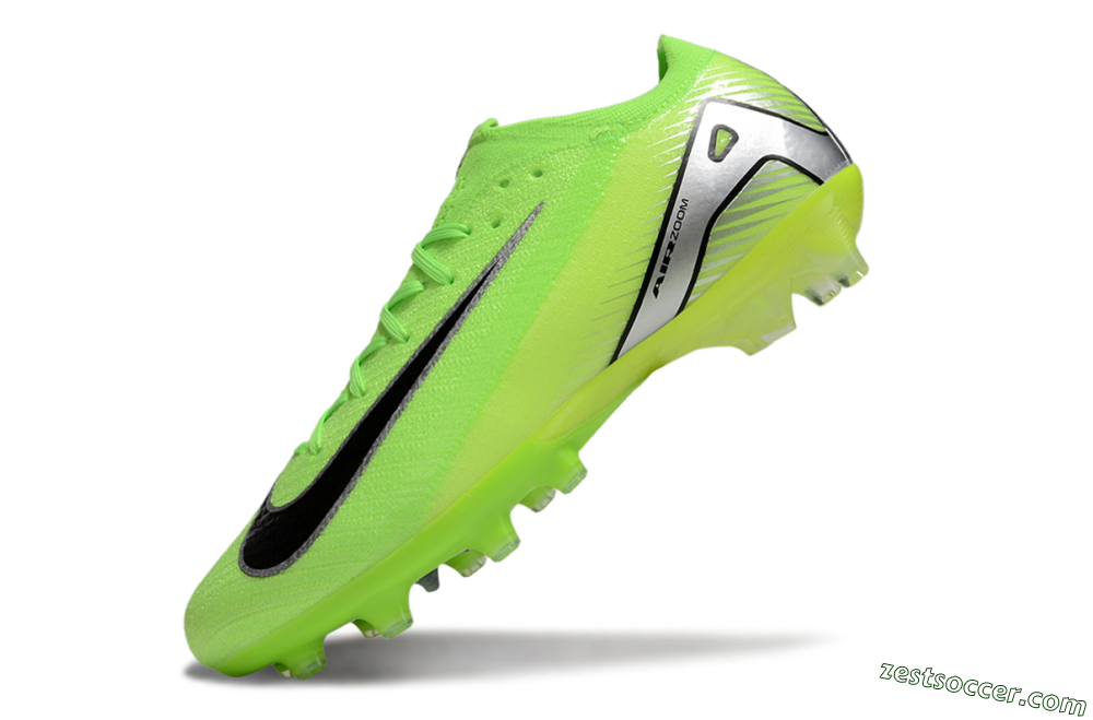 Nike Air Zoom Mercurial Vapor 16 Elite AG Low-Tops Soccer Cleats - Yellow/Black/Silver 5