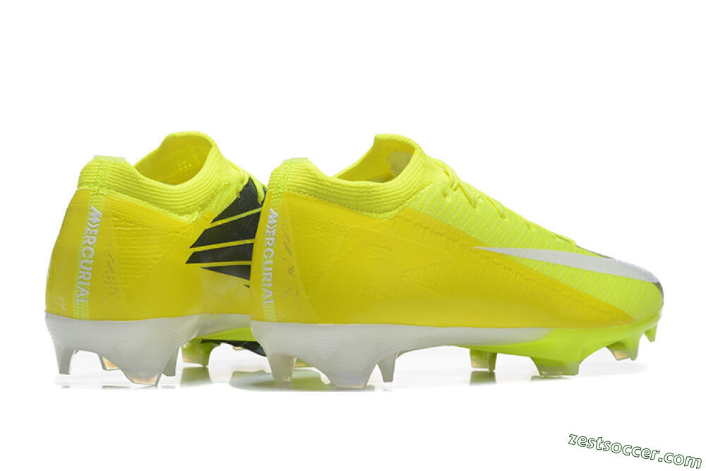 Nike Air Zoom Mercurial Vapor 16 Elite FG Low-Tops Soccer Cleats - Yellow/Black/White 9