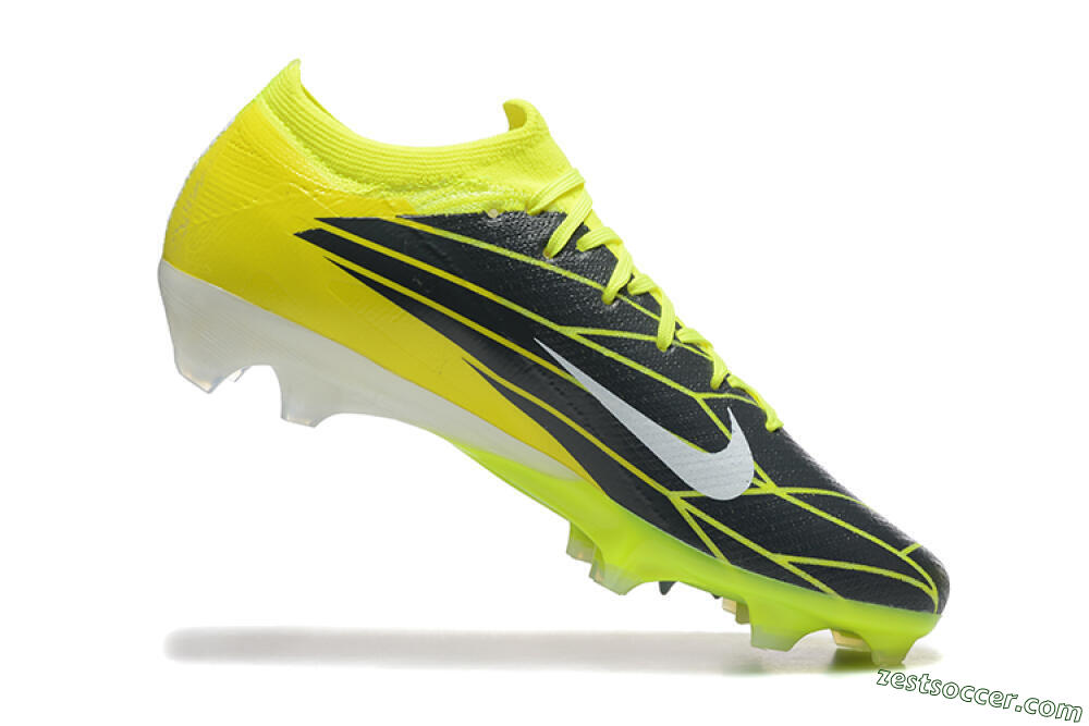 Nike Air Zoom Mercurial Vapor 16 Elite FG Low-Tops Soccer Cleats - Yellow/Black/White 7
