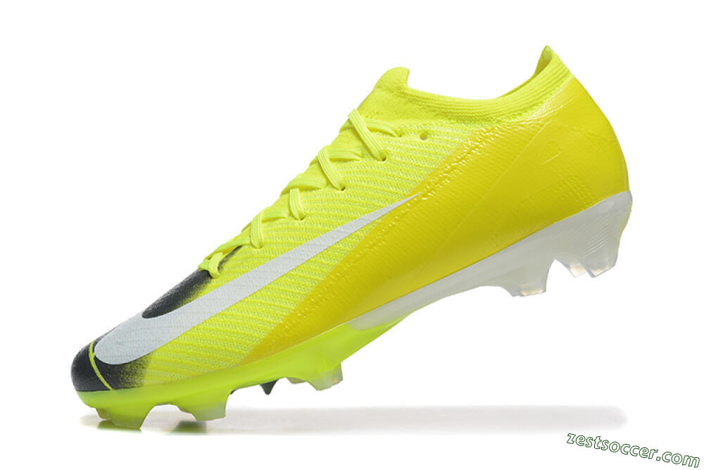 Nike Air Zoom Mercurial Vapor 16 Elite FG Low-Tops Soccer Cleats - Yellow/Black/White 8