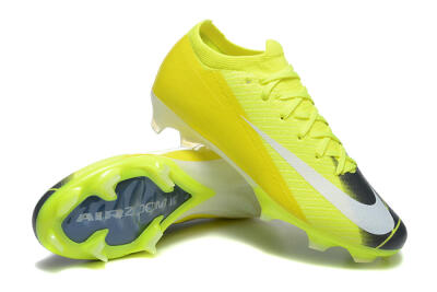 Nike Air Zoom Mercurial Vapor 16 Elite FG Low-Tops Soccer Cleats - Yellow/Black/White