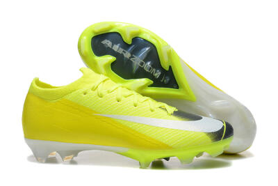 Nike Air Zoom Mercurial Vapor 16 Elite FG Low-Tops Soccer Cleats - Yellow/Black/White