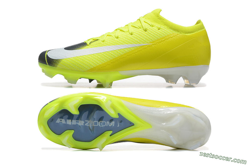 Nike Air Zoom Mercurial Vapor 16 Elite FG Low-Tops Soccer Cleats - Yellow/Black/White 1