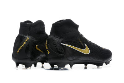 Nike Phantom Luna Elite FG High-Tops Soccer Cleats - Black/Gold