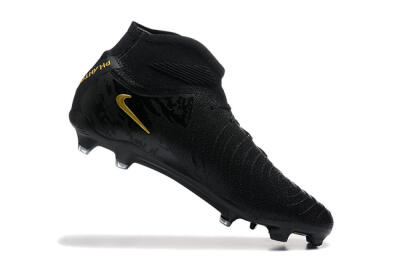 Nike Phantom Luna Elite FG High-Tops Soccer Cleats - Black/Gold