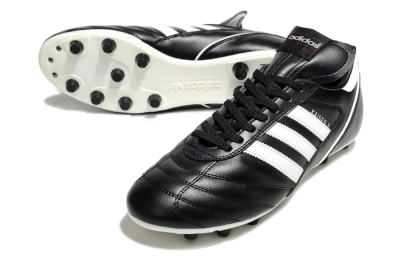 Adidas Kaiser 5 FG Low-Tops Soccer Cleats - Black/White