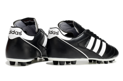 Adidas Kaiser 5 FG Low-Tops Soccer Cleats - Black/White