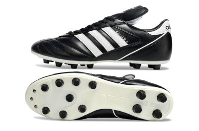 Adidas Kaiser 5 FG Low-Tops Soccer Cleats - Black/White