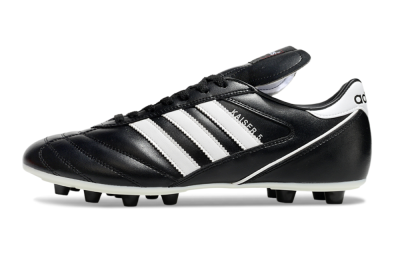 Adidas Kaiser 5 FG Low-Tops Soccer Cleats - Black/White