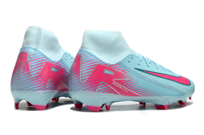 Nike Air Zoom Mercurial Superfly 10 Elite FG High-Tops Soccer Cleats - Jade/Pink/White