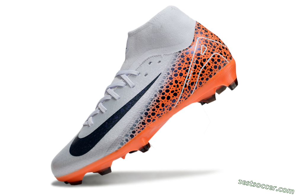 Nike Air Zoom Mercurial Superfly 10 Elite FG High-Tops Soccer Cleats - Grey/Black/Leopard 5