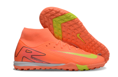 Nike Air Zoom Mercurial Superfly 10 Elite TF High-Tops Soccer Shoes - Red/Yellow/White