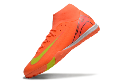 Nike Air Zoom Mercurial Superfly 10 Elite TF High-Tops Soccer Shoes - Red/Yellow/White