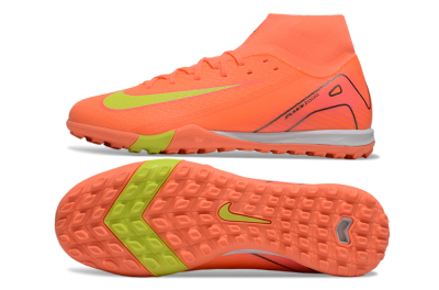 Nike Air Zoom Mercurial Superfly 10 Elite TF High-Tops Soccer Shoes - Red/Yellow/White