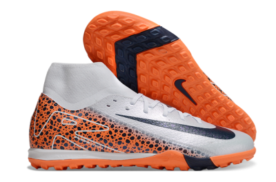 Nike Air Zoom Mercurial Superfly 10 Elite TF High-Tops Soccer Shoes - Grey/Black/Leopard