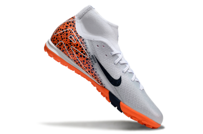 Nike Air Zoom Mercurial Superfly 10 Elite TF High-Tops Soccer Shoes - Grey/Black/Leopard
