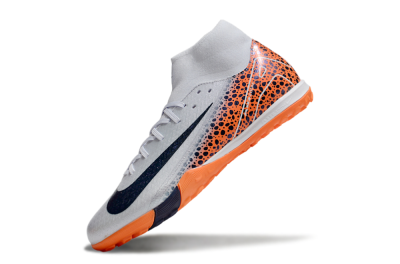 Nike Air Zoom Mercurial Superfly 10 Elite TF High-Tops Soccer Shoes - Grey/Black/Leopard