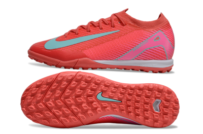 Nike Air Zoom Mercurial Vapor 16 Elite TF Low-Tops Soccer Shoes - Red/Jade/Pink