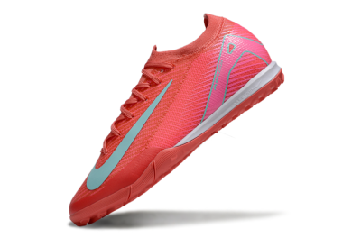 Nike Air Zoom Mercurial Vapor 16 Elite TF Low-Tops Soccer Shoes - Red/Jade/Pink