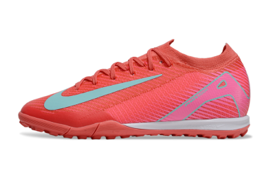 Nike Air Zoom Mercurial Vapor 16 Elite TF Low-Tops Soccer Shoes - Red/Jade/Pink