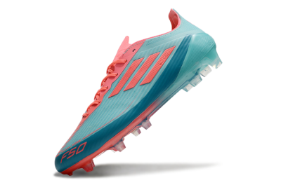 Adidas F50 Elite FG Low-Tops Soccer Cleats - Jade/Red/Blue