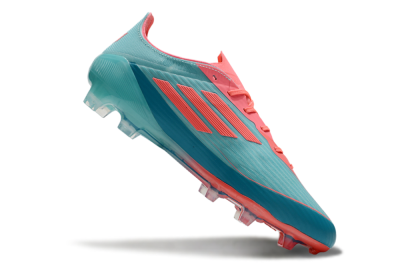 Adidas F50 Elite FG Low-Tops Soccer Cleats - Jade/Red/Blue