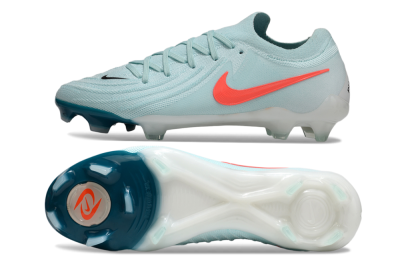 Nike Phantom Luna Elite FG Low-Tops Soccer Cleats - Jade/Red/White