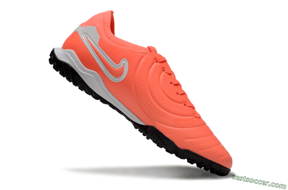 Nike Tiempo Legend 10 Pro TF Low-Tops Soccer Shoes - Red/White/Black 4