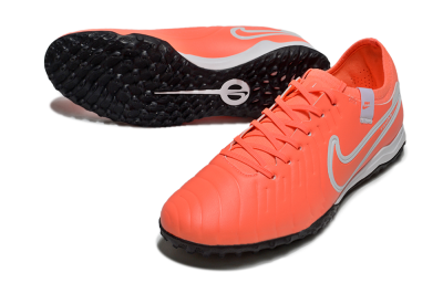 Nike Tiempo Legend 10 Pro TF Low-Tops Soccer Shoes - Red/White/Black