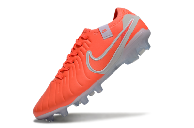 Nike Tiempo Legend 10 Elite FG Low-Tops Soccer Cleats - Red/White