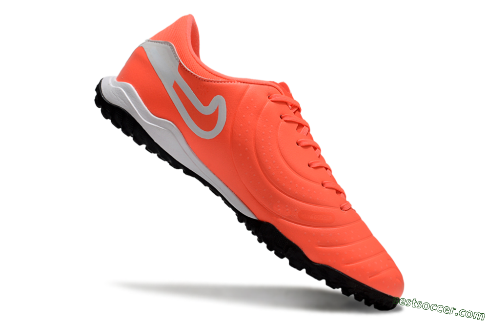Nike Tiempo Legend 10 Academy TF Low-Tops Soccer Shoes - Red/White/Black 4