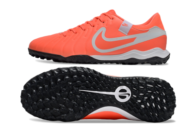 Nike Tiempo Legend 10 Academy TF Low-Tops Soccer Shoes - Red/White/Black
