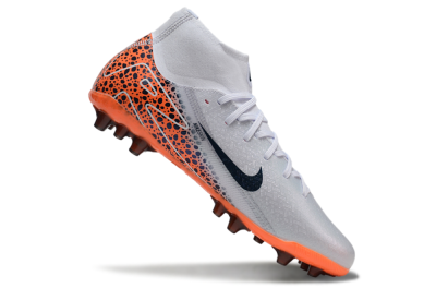 Nike Air Zoom Mercurial Superfly 10 Elite AG High-Tops Soccer Cleats - Grey/Black/Leopard