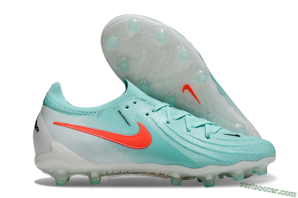 Nike Phantom GX Elite AG Low-Tops Soccer Cleats - Jade/Red/White 0