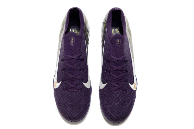 Nike Air Zoom Mercurial Vapor 16 Elite TF Low-Tops Soccer Shoes - Purple/White/Gold