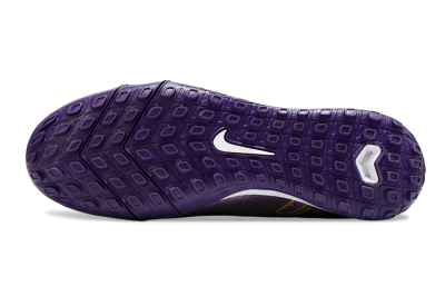 Nike Air Zoom Mercurial Vapor 16 Elite TF Low-Tops Soccer Shoes - Purple/White/Gold