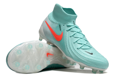 Nike Phantom Luna Elite AG High-Tops Soccer Cleats - Jade/Red/White
