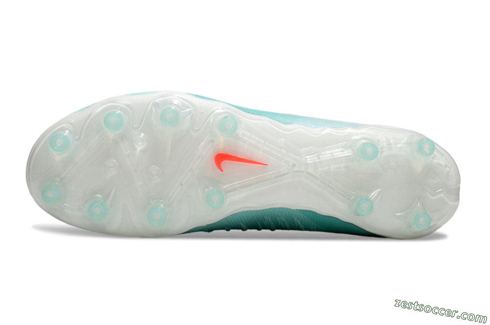 Nike Phantom Luna Elite AG High-Tops Soccer Cleats - Jade/Red/White 6
